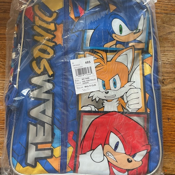 The Children's Place Other - Blue Sonic Backpack/Lunchbox/Hat